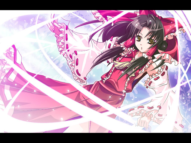 cl4, hakurei_reimu, itou_chiriko, japanese_clothes, miko, ribbon, ribbons, touhou