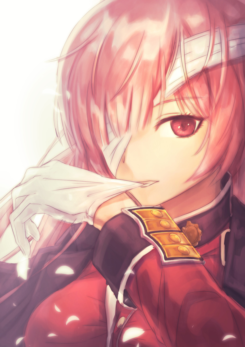 1girl, bandage, bandage_over_one_eye, bandages_on_face, breasts, fate/grand_order, fate_(series), florence_nightingale_(fate/grand_order)