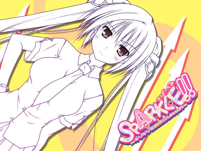 aqua_eyes, buckle, buckles, dutch_angle, hand_on_hip, long_hair, monochrome, necktie