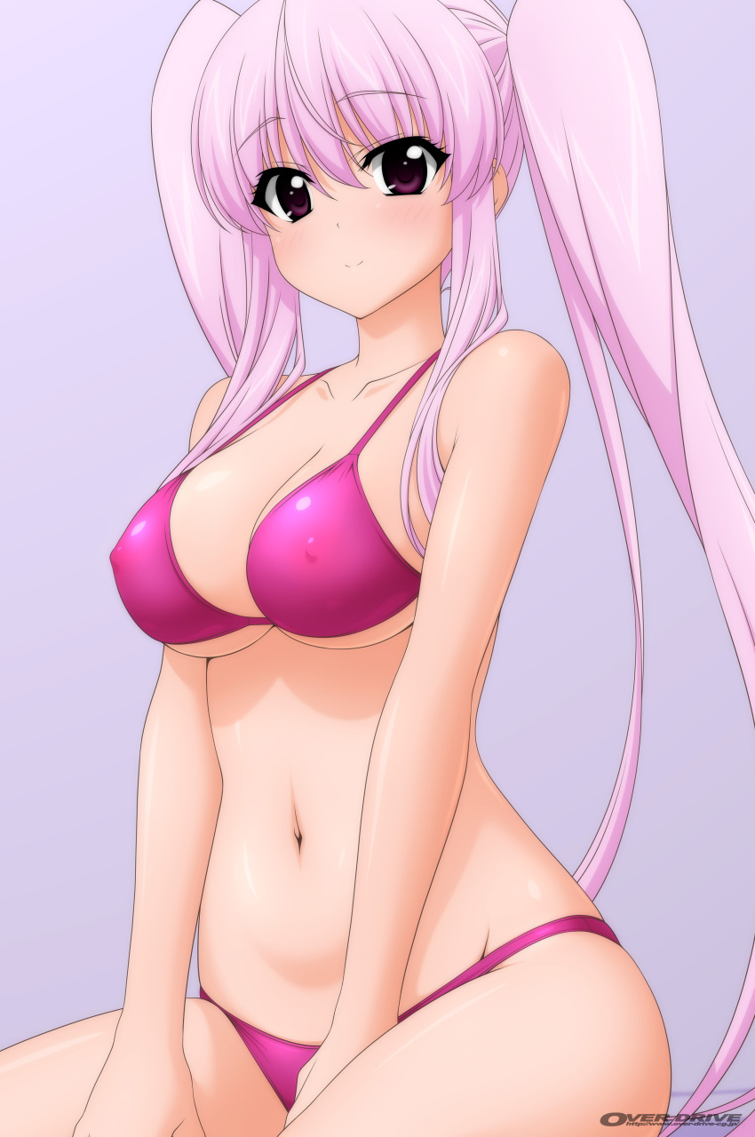 1girl, absurdres, bikini, covered_nipples, gradient, gradient_background, grey_background, highres