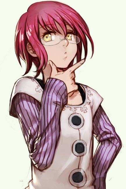 1boy, bangs, cowboy_shot, eyebrows_visible_through_hair, gowther, hair_between_eyes, hankuri, nanatsu_no_taizai