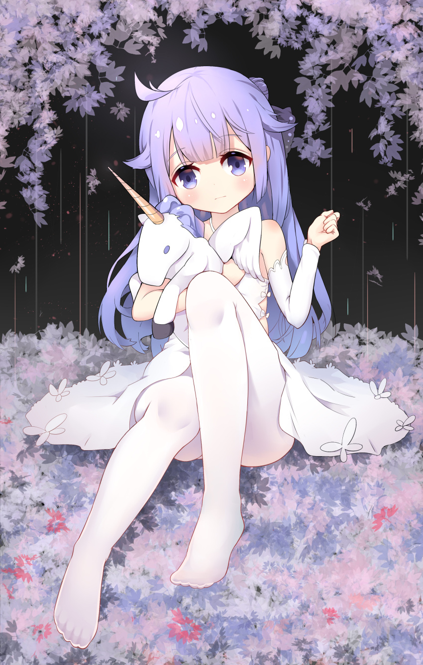 1girl, absurdres, ahoge, azur_lane, bangs, black_bow, black_ribbon, blush