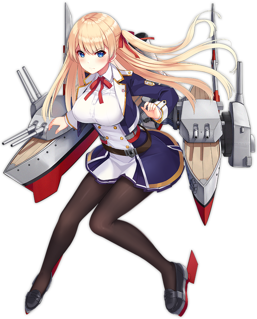 1girl, allenes, azur_lane, bangs, belt, black_footwear, black_legwear, blonde_hair