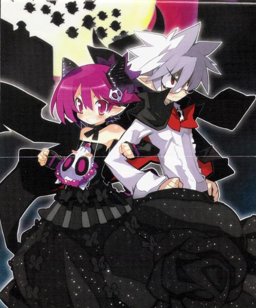 disgaea, disgaea_3, dress, formal, glasses, horns, makai_senki_disgaea_3, mao_(disgaea)
