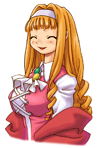 blonde_hair, breasts, closed_eyes, etoile_rosenqueen, huge_breasts, lowres, marl_kingdom, nippon_ichi