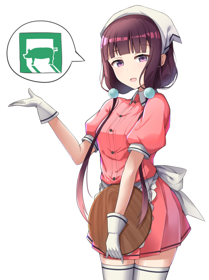 1girl, absurdres, bangs, blend_s, blunt_bangs, brown_hair, check_commentary, commentary_request