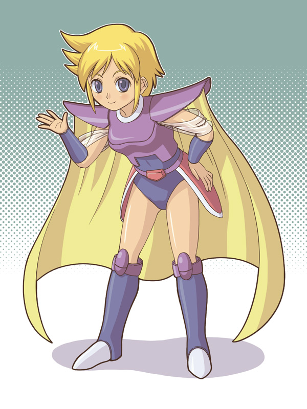 blonde_hair, blue_eyes, cape, faye, final_fantasy, final_fantasy_mystic_quest, kt, solo