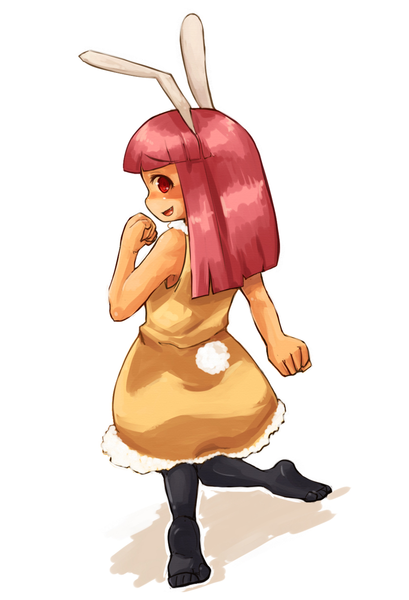 bunny_ears, highres, kneeling, kumatanchi, nekotei, nekotewi, pantyhose, rabbit_ears