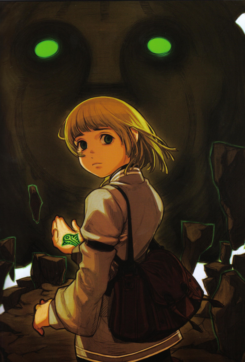 child, drag-on_dragoon, drakengard, golem, male, male_only, official_art, seere