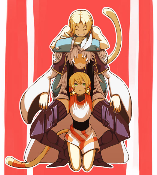 1girl, amino-san, blonde_hair, breasts, commentary_request, final_fantasy, final_fantasy_ix, green_eyes