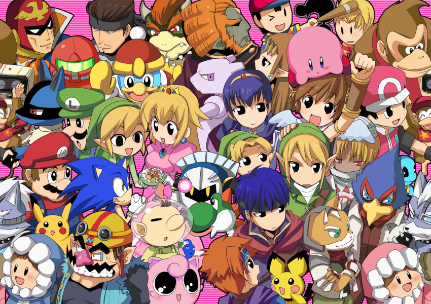 captain_falcon, diddy_kong, donkey_kong, dual_persona, everyone, f-zero, falco_lombardi, fire_emblem