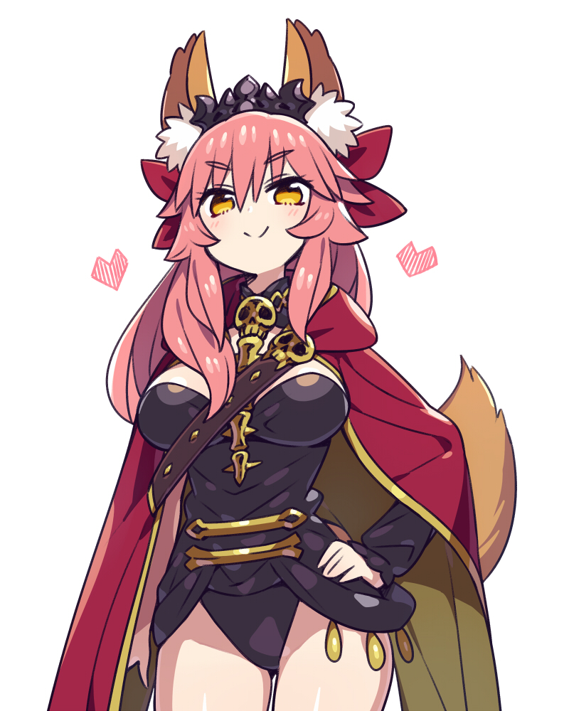 1girl, animal_ears, black_leotard, bow, cape, chan_co, closed_mouth, commentary_request