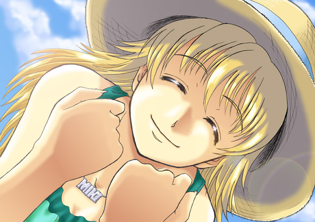 ^_^, closed_eyes, happy, hat, hoshii_miki, idolmaster, mash, mash_(masurawo)