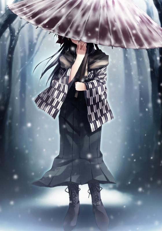 boots, cartagra, game_cg, green_eyes, japanese_clothes, kouzuki_kazuna, long_hair, miki_sugina
