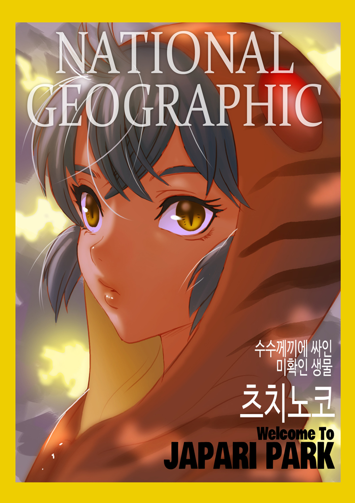 1girl, bangs, brown_eyes, cover, fake_cover, grey_hair, hood, hood_up