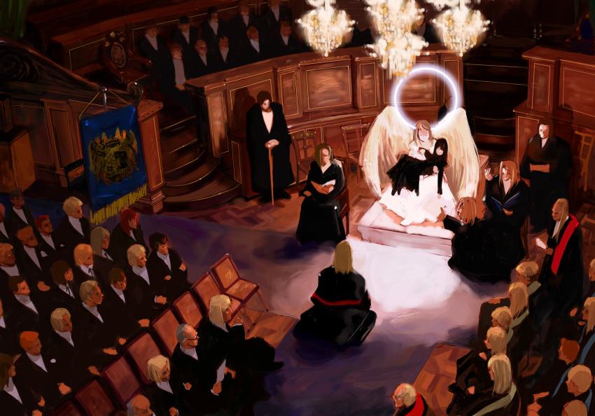ceremony, church, coat_of_arms, gothic, highres, hungary_(country), kusaka, kusaka_souji