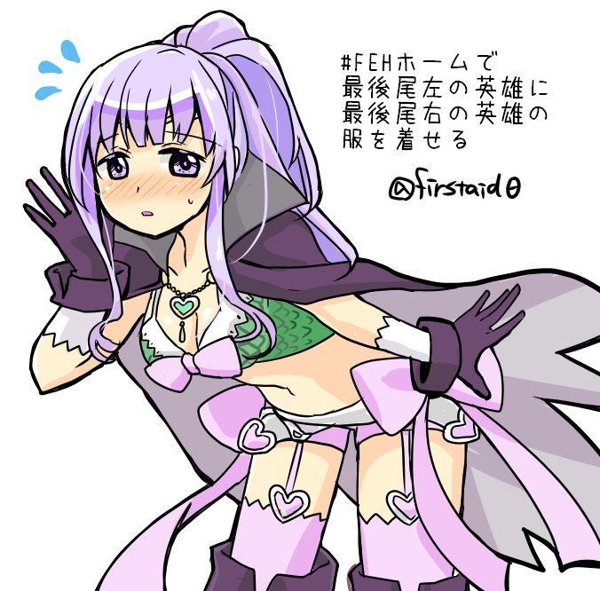 1girl, alternate_hairstyle, bent_over, black_gloves, blush, bow, breasts, cape