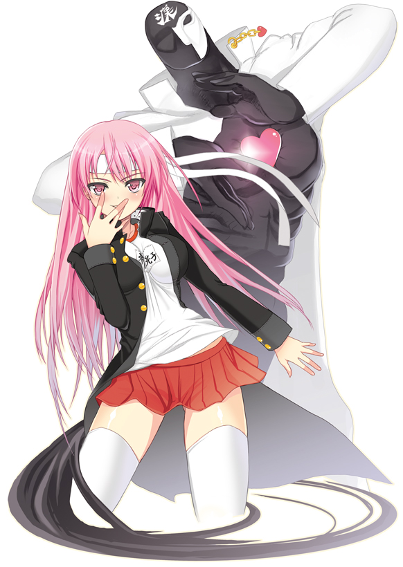 char, face, gakuran, headband, jacket, jojo's_bizarre_adventure, jojo_no_kimyou_na_bouken, large_breasts
