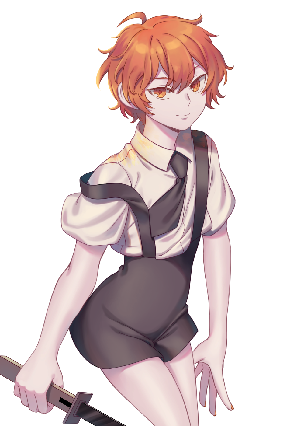 1other, ahoge, androgynous, artist_request, colored_eyelashes, gem_uniform_(houseki_no_kuni), highres, houseki_no_kuni