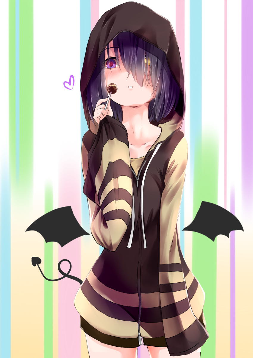 1girl, absurdres, alternate_costume, collarbone, commentary, commentary_request, cowboy_shot, demon_tail