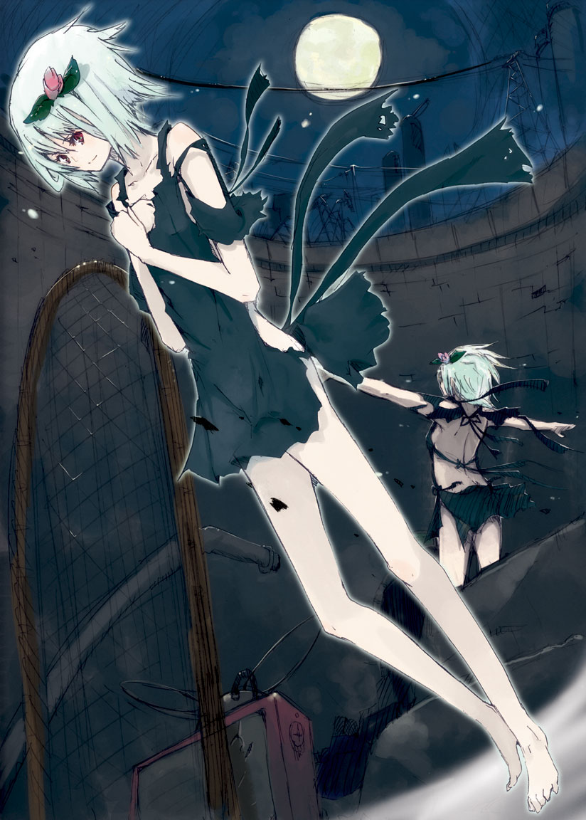 barefoot, feet, flat_chest, fragile, hrd, long_legs, moon, ren_(fragile)
