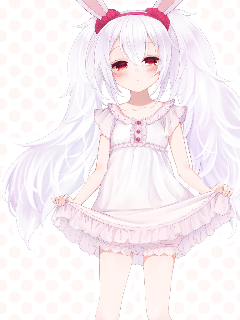 1girl, animal_ears, azur_lane, bangs, bloomers, blush, closed_mouth, collarbone