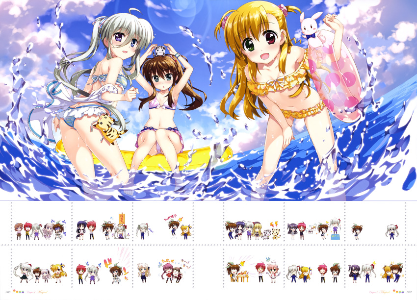 >_<, 6+girls, :3, :d, :o, :x, ;d, absurdres
