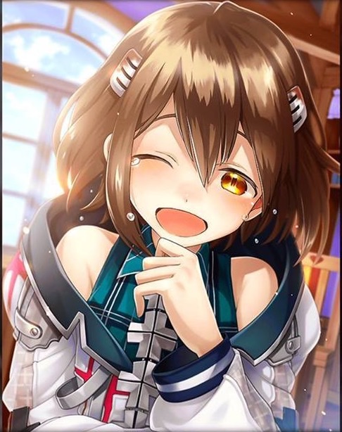 1girl, artist_request, blush, breasts, brown_eyes, brown_hair, dress, hair_between_eyes