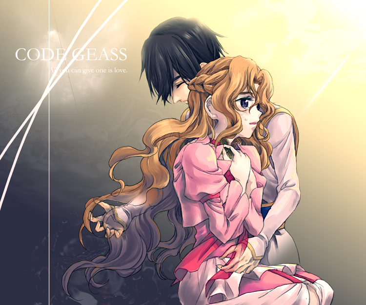 black_hair, brown_hair, code_geass, ghost, lelouch_lamperouge, long_hair, momo_(gomenne), mou_ii
