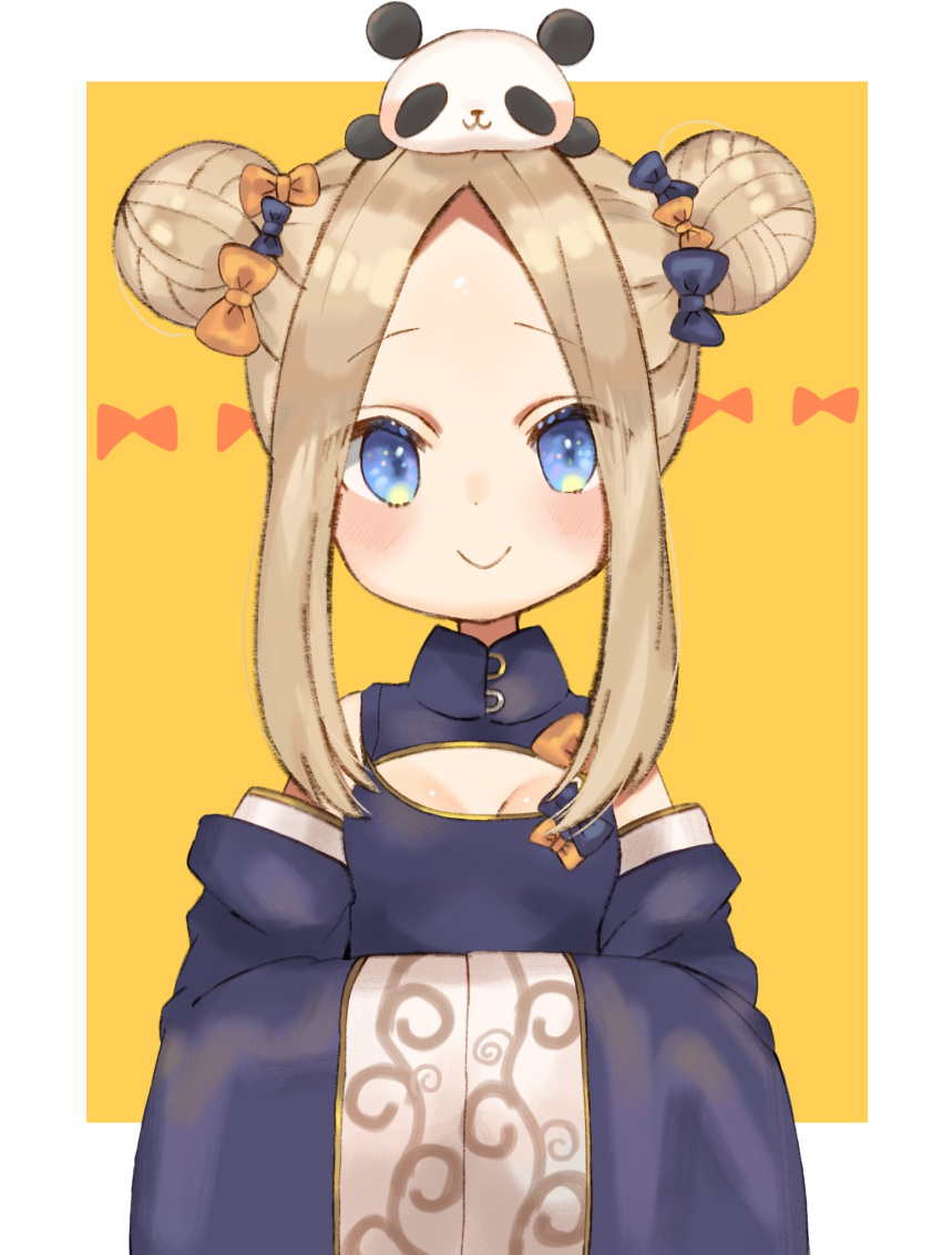 1girl, abigail_williams_(fate/grand_order), alternate_hairstyle, animal, animal_on_head, bangs, black_bow, black_dress