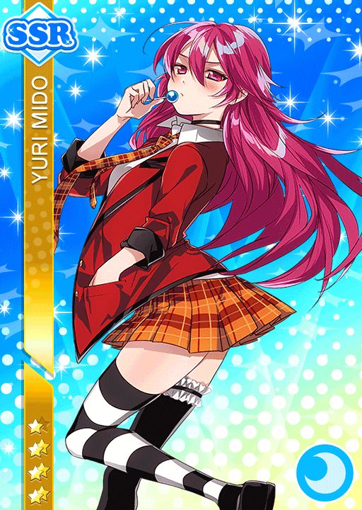 blush, character_name, long_hair, love_live!_school_idol_festival, midou_yuuri, purple_hair, red_eyes, seifuku