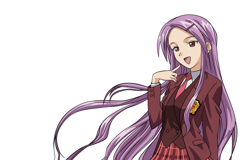 highres, kakizaki_misa, mahou_sensei_negima, mahou_sensei_negima!, negativezero, plaid, plaid_skirt, skirt