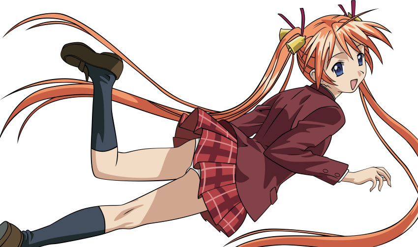 highres, kagurazaka_asuna, mahou_sensei_negima, mahou_sensei_negima!, negativezero, plaid, plaid_skirt, skirt