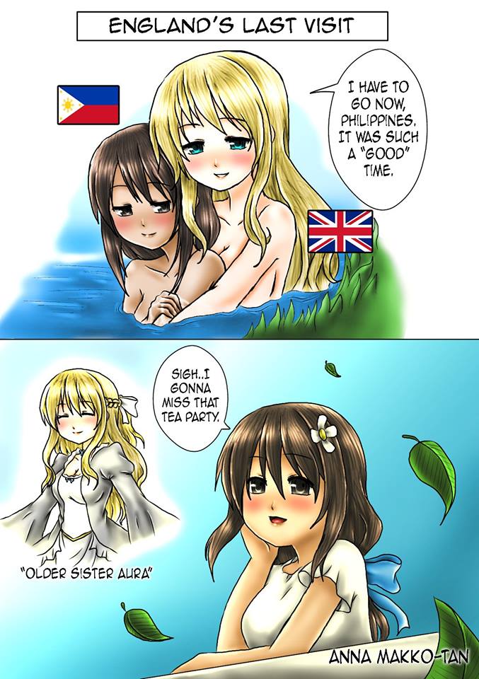 2girls, annamakko-tan, bangs, blonde_hair, blush, comic, eyebrows_visible_through_hair, hair_between_eyes