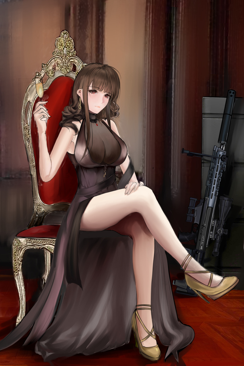 1girl, ahoge, alternate_costume, alternate_hairstyle, armlet, ass, bangs, bare_shoulders