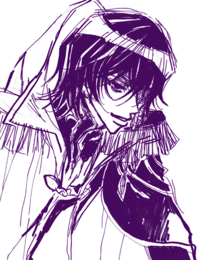 1boy, black_hair, clothes, code_geachu_lelouch_of_the_calamity, code_geass, from_side, kou_(suzalulu), lelouch_lamperouge