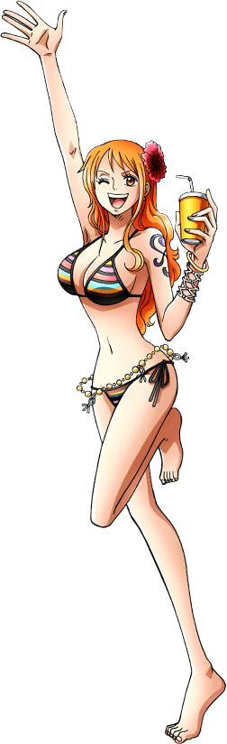 1girl, arm_up, bare_legs, barefoot, bikini, bracelet, breasts, cleavage