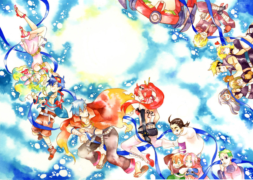 cloud, clouds, darry_adai, everyone, gimmy, gimmy_adai, hoshitsu, kamina