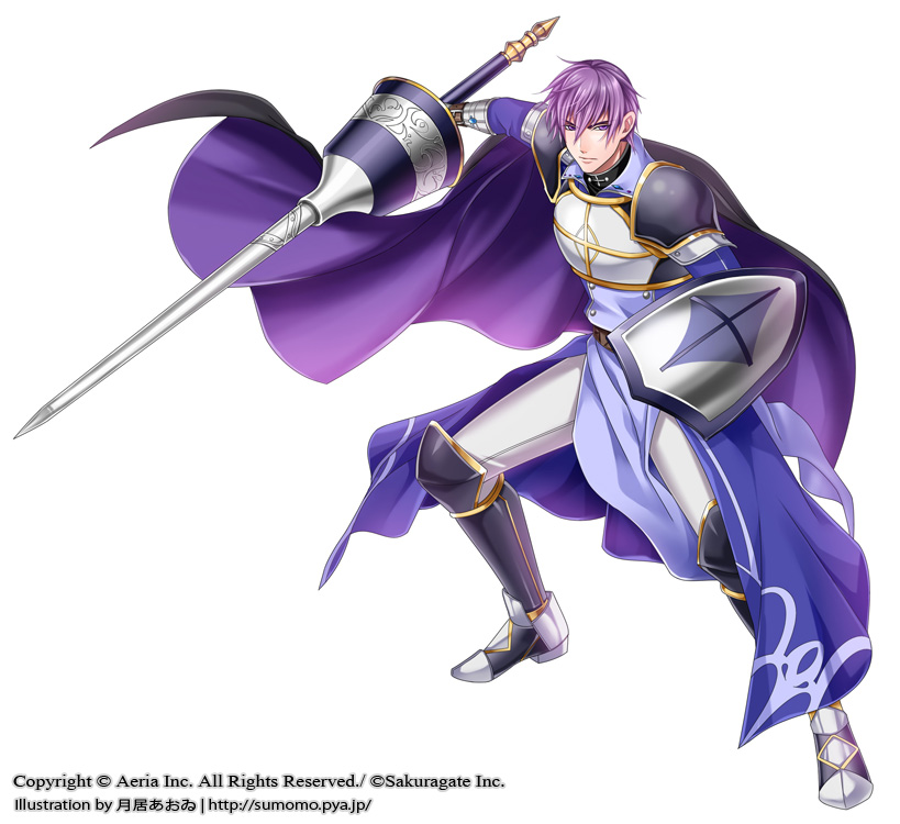 1boy, armor, black_cape, boots, breastplate, cape, fighting_stance, full_body