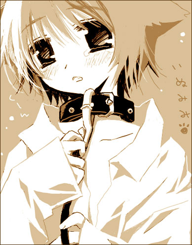 beige, collar, dog_ears, dress_shirt, hinata, hinata_(pure_pure), leash, lowres