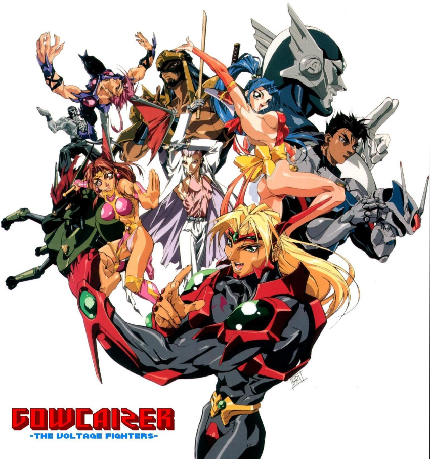 armor, armored_hero, ass, blond, brider, fang, fudomaru, gowcaizer