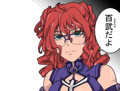 akito_(pixiv101375), bespectacled, glasses, green_eyes, lowres, red_hair, redhead, super_robot_wars