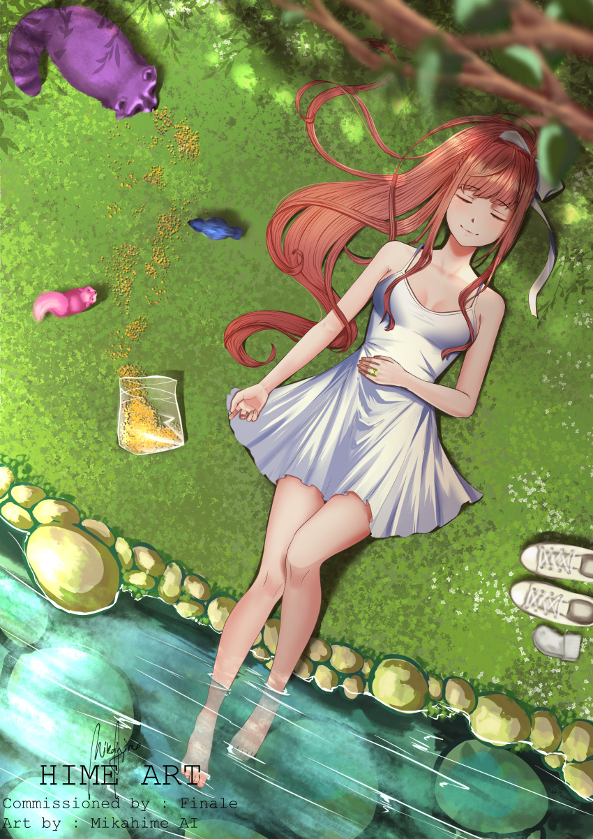 1girl, absurdres, animal, animalization, artist_name, bag, bare_arms, bare_legs