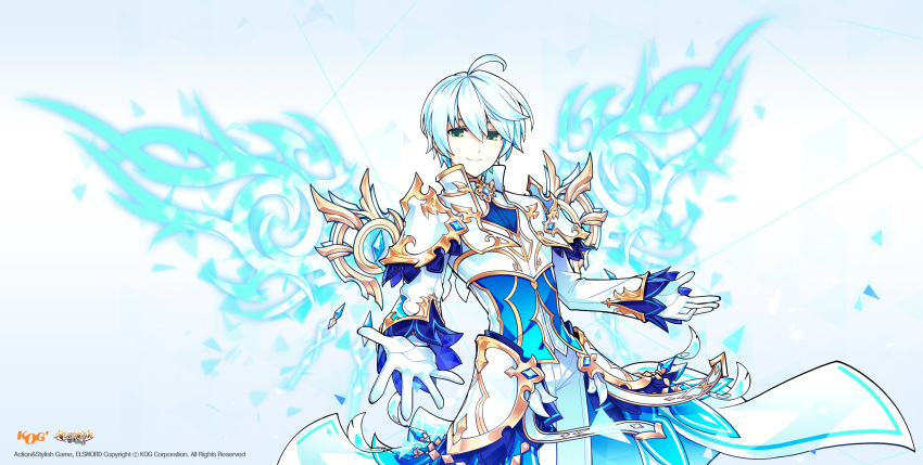 1boy, absurdres, ahoge, ainchase_ishmael, alternate_costume, angel, bangs, closed_mouth