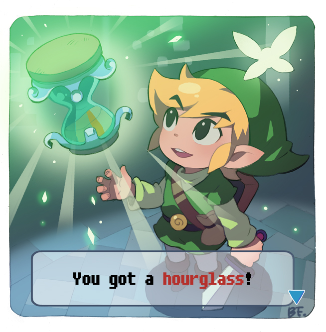 bf's_ok_farm, blonde_hair, chibi, ciela, engrish, fairy, hourglass, link