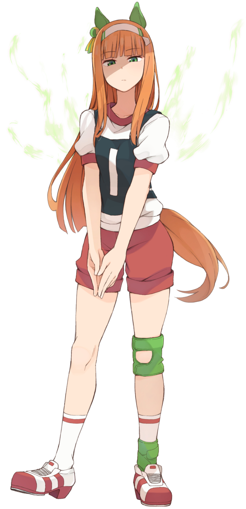 133431km, 1girl, animal_ears, bangs, blunt_bangs, collarbone, disgust, ear_covers