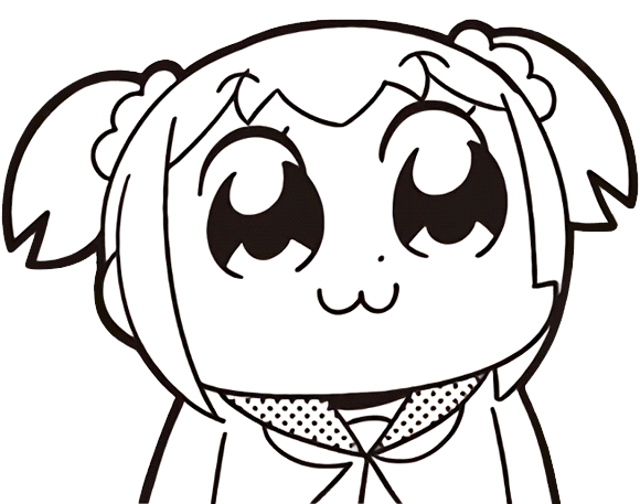 1girl, :3, animated, animated_gif, bangs, bkub, chibi, cptnameless