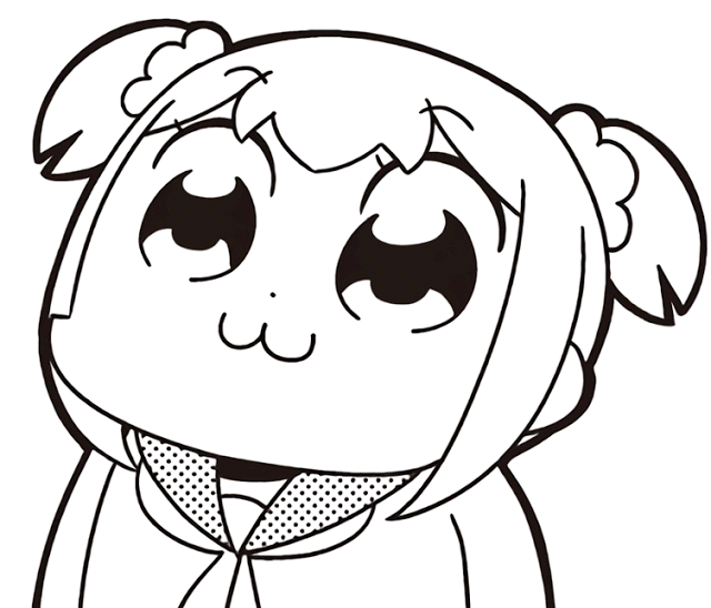 1girl, :3, animated, animated_gif, bangs, bkub, chibi, cptnameless