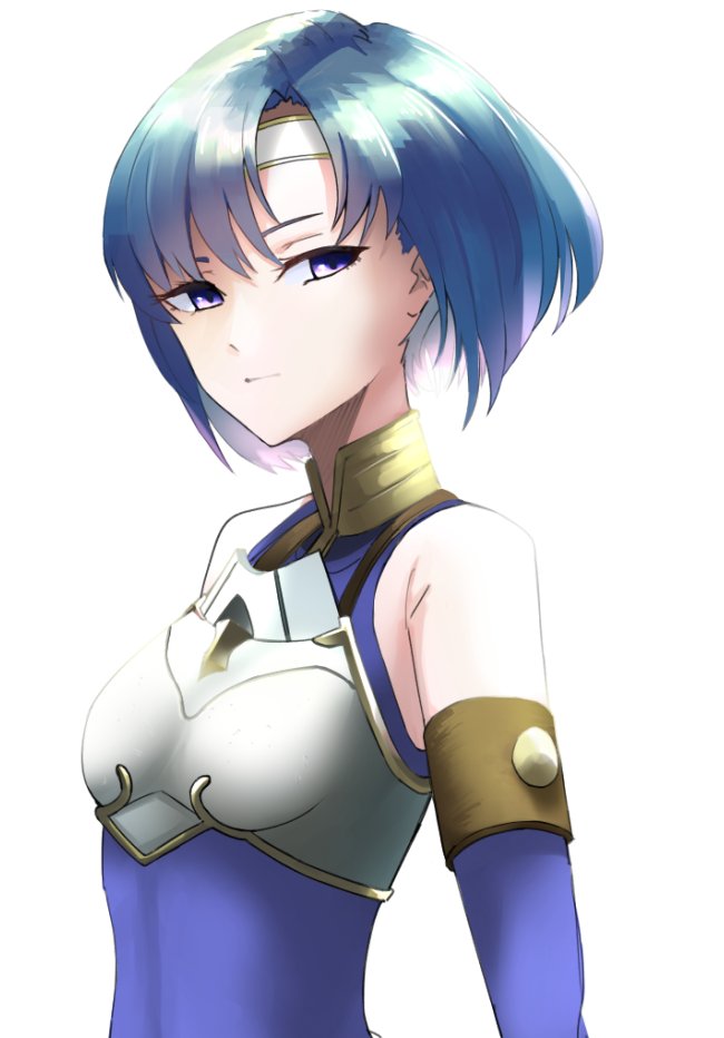 1girl, armor, blue_eyes, blue_hair, fire_emblem, fire_emblem:_mystery_of_the_emblem, fire_emblem_echoes:_mou_hitori_no_eiyuuou, headband