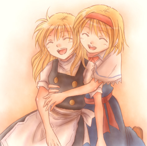 alice_margatroid, bad_id, hug, kirisame_marisa, lowres, multiple_girls, nagasawa_(pixiv172331), nagasawa_(tthnhk)